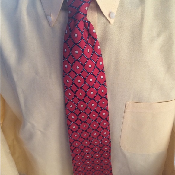 Ralph Lauren red silk tie - Picture 4 of 4